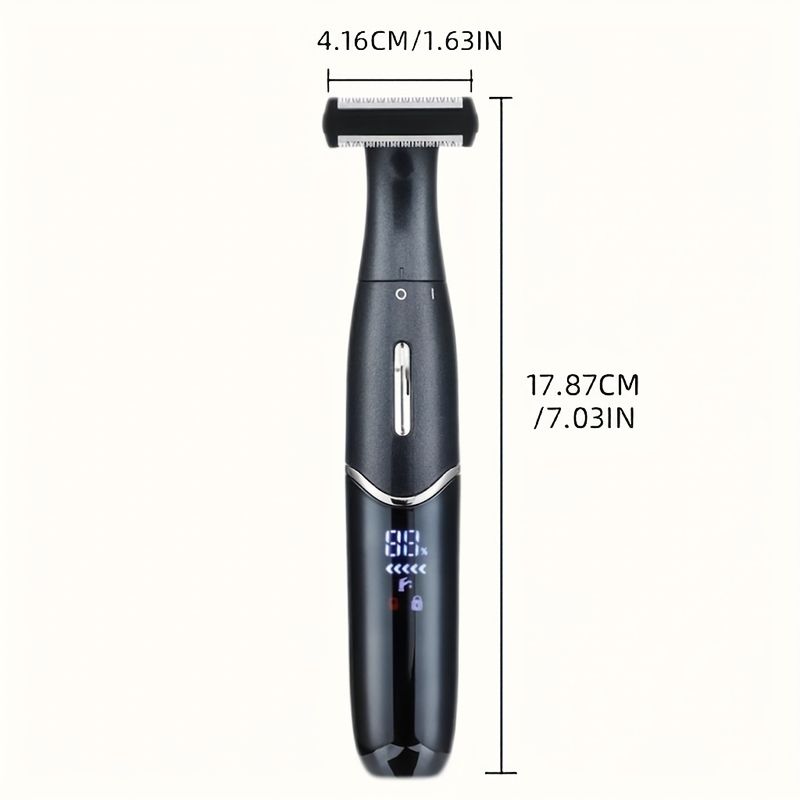 Recortadora de barba, cortadora de pelo para hombres, kit de afeitado para el cuerpo, nariz, orejas, vello facial, afeitadora eléctrica para hombres 4 en 1, afeitadora de barba recargable Hai para el dolor_voghion.com
