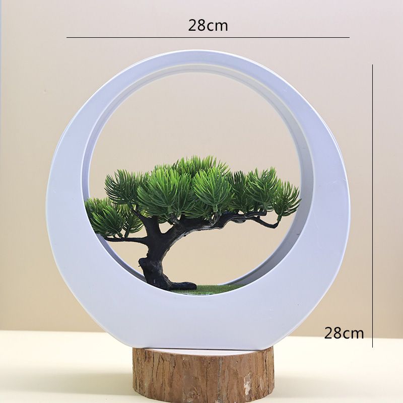 Wohnmöbel Simulation Grünpflanzen Kunststoff Kunstblumen kreative Bonsai Desktop Ornamente Blume Simulation Pflanzen_voghion.com