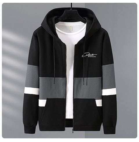 Herren-Set aus Kapuzenpullover und Jogginghose in Übergröße – 5XL bis 11XL, bequemer Pullover mit Reißverschluss und Kapuzensweatshirt und Jogginghose für große und schwere Männer_voghion.com