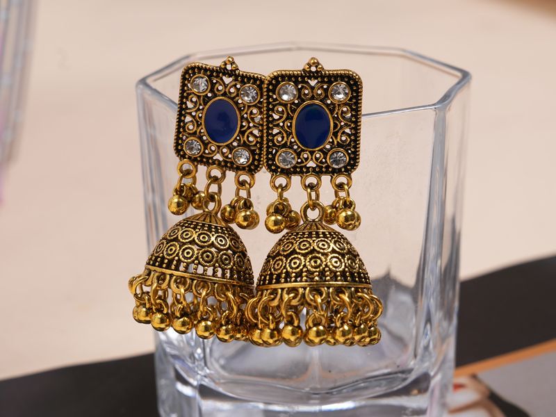 Collier indien unisexe à la mode pour femmes, collier traditionnel de perles en forme de cloche pour mariage Bollywood_voghion.com