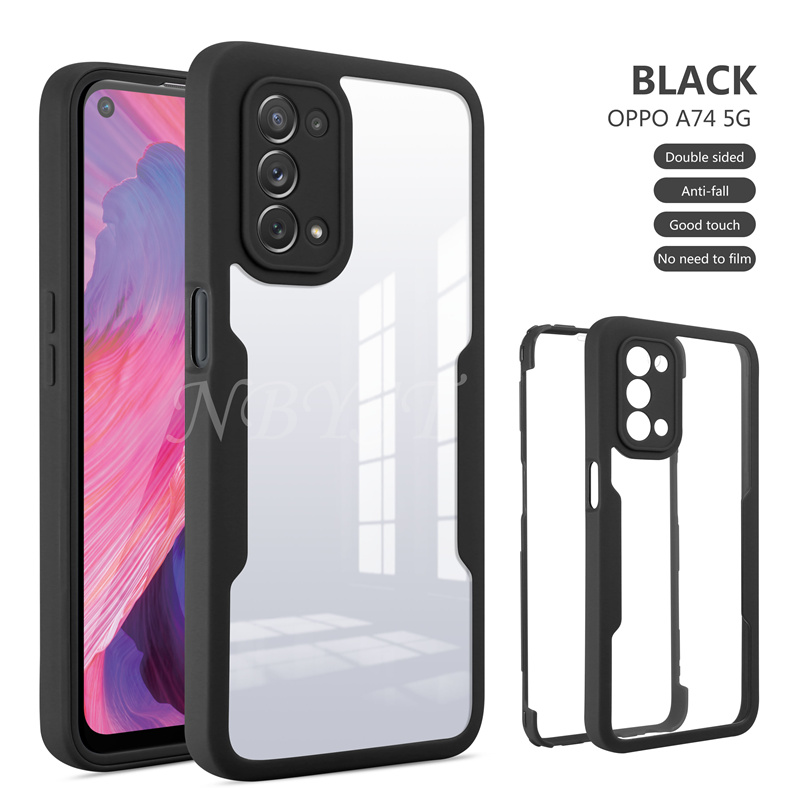 360 Full Body Double Clear Case For Samsung S22 Ultra S21 FE S22 Plus Shockproof Cover Galaxy A52S A53 A73 M52 A13 A33 5_voghion.com