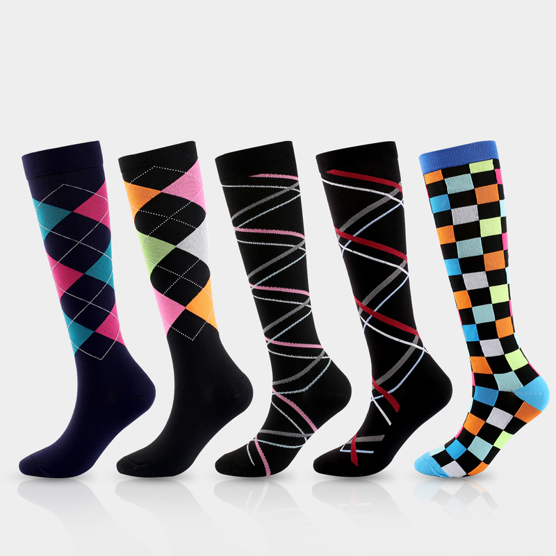 Schlankmachende Socken für Damen und Herren, lange Kompressionssocken für Sport, Outdoor und Laufen, Kompressionsstrümpfe_voghion.com