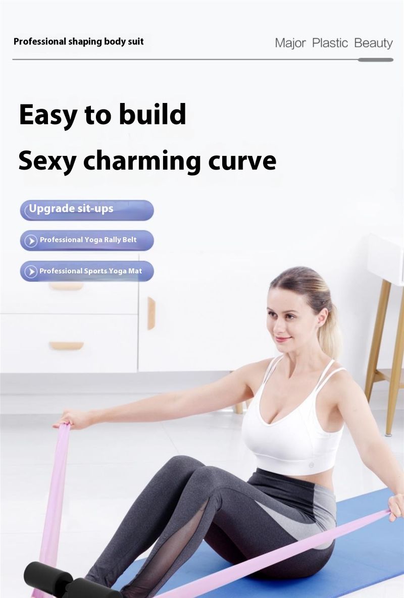 Fest installiertes Sit-Assist-Gerät, Saugnapf-Roller, Bauchmuskeltrainingsgerät, Sit-Up-Artefakt für den Haushalt_voghion.com