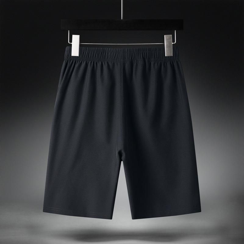 Premium Products Ice Silk Men's Shorts Summer Thin Quarter Loose Large Size Quick Drying Pants_voghion.com