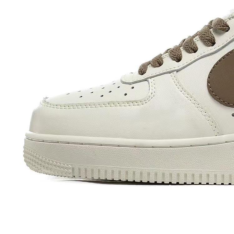 Nuove ChunNew Air New No.1 Pure Headed Layer Leather Low Top Couple Small White Wheat Color Sport da uomo e da donna_voghion.com