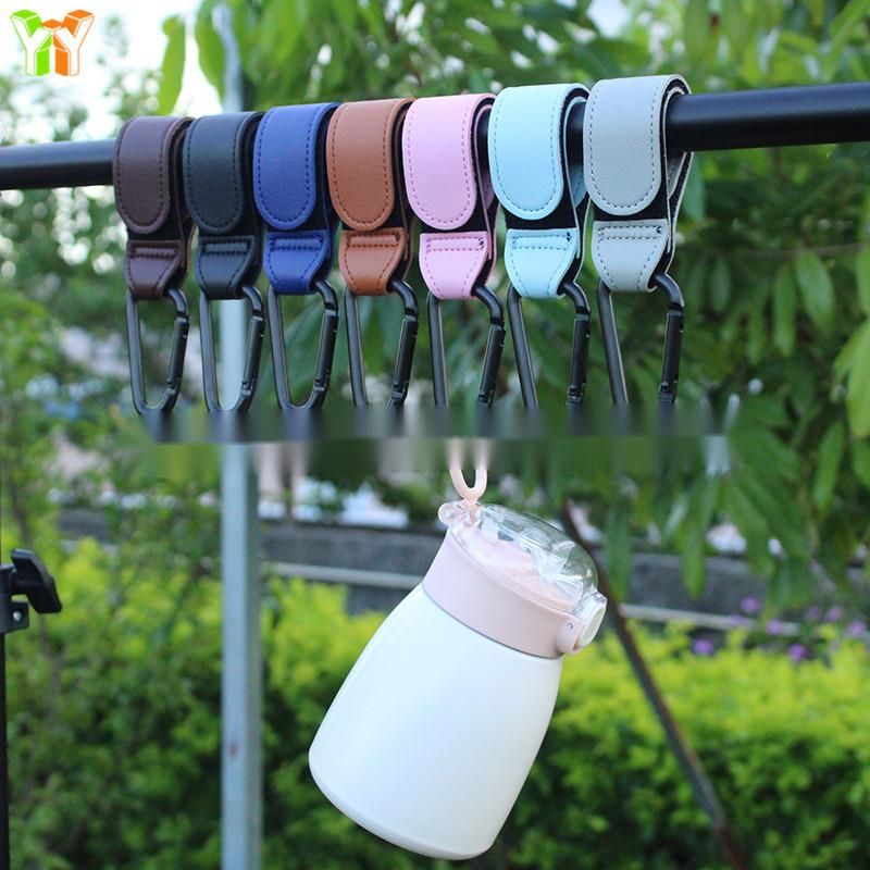 Baby Stroller Storage Carabiner Sticky Child Seat Handle Magic Tape Hook_voghion.com