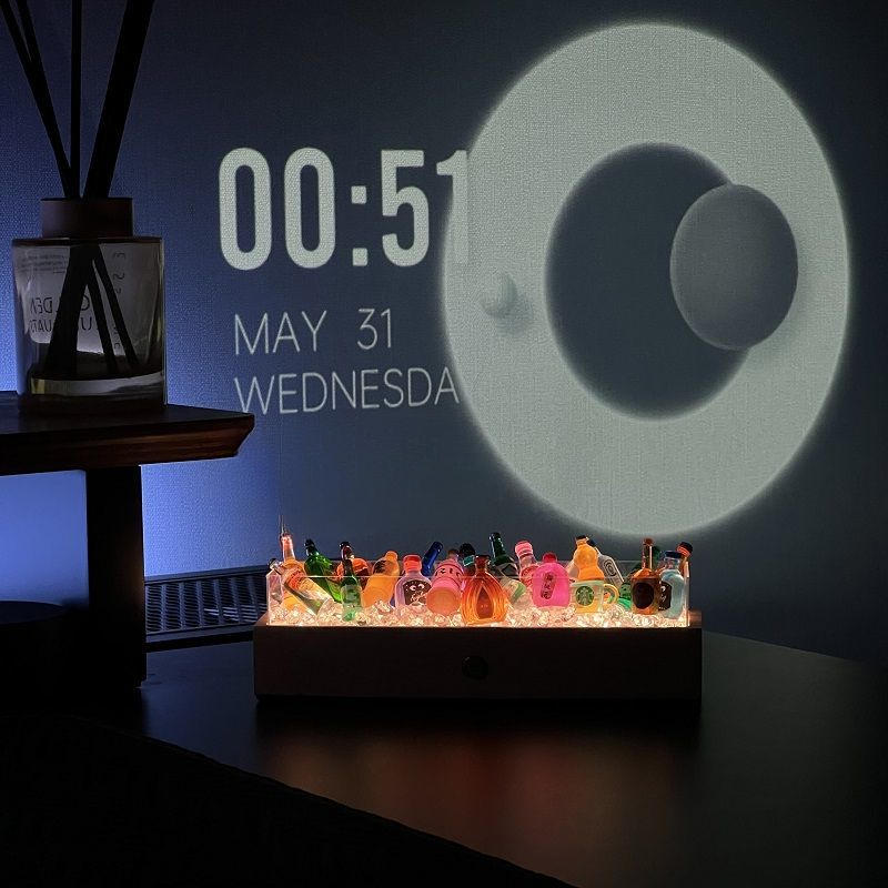 【 4139 Leit Kollektioun 】 DIY Gefriersimulatioun Wäifläsch Nuecht Desktop Schlofkummer Nuecht Liicht Dekoratiounsluucht_voghion.com