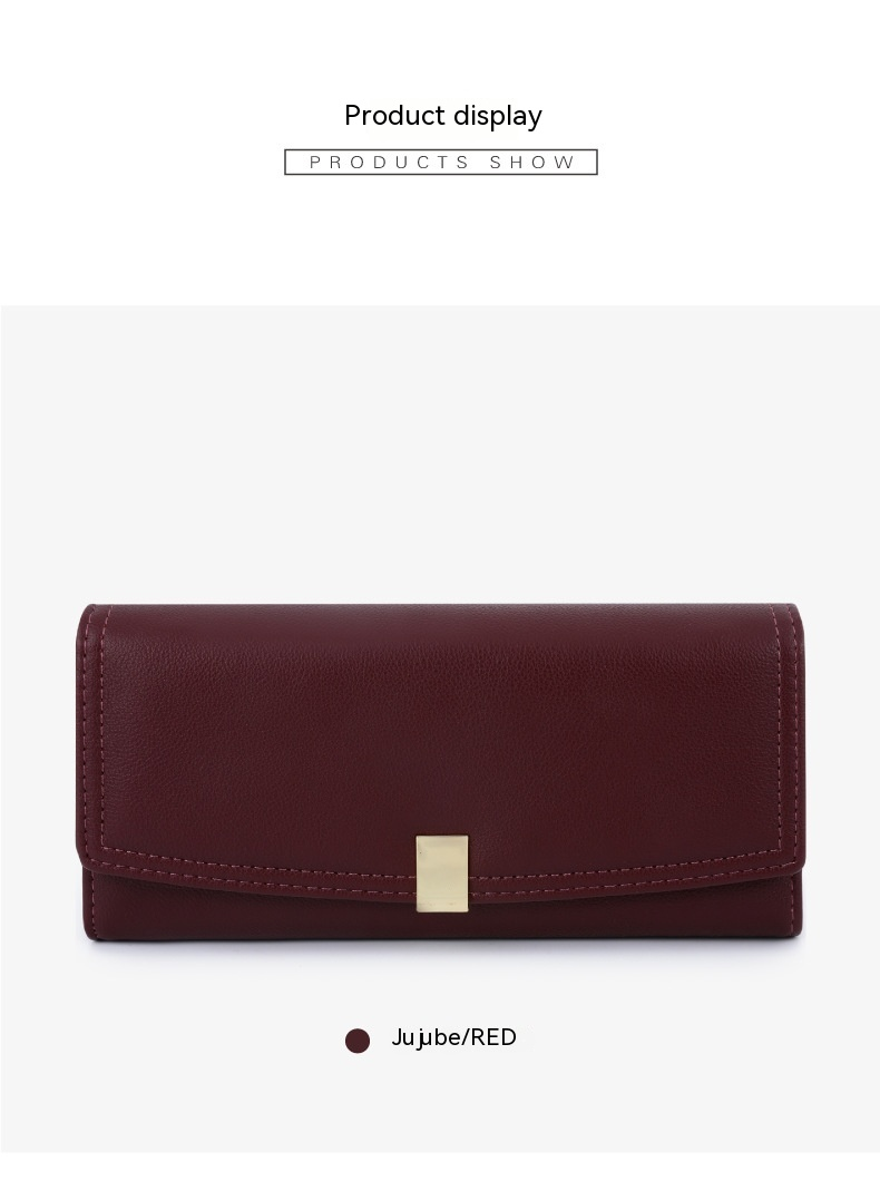 Tailian's New Dark Korean Version Wallet, Long, 30% Off, Women's High-end Feel Grab Bag Purchase_voghion.com