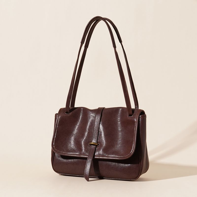 Sommer Neue Mode Kopf Schicht Rindsleder Pflanzlich Gegerbtes Leder Handheld Schulter frauen Kreuz Tasche_voghion.com