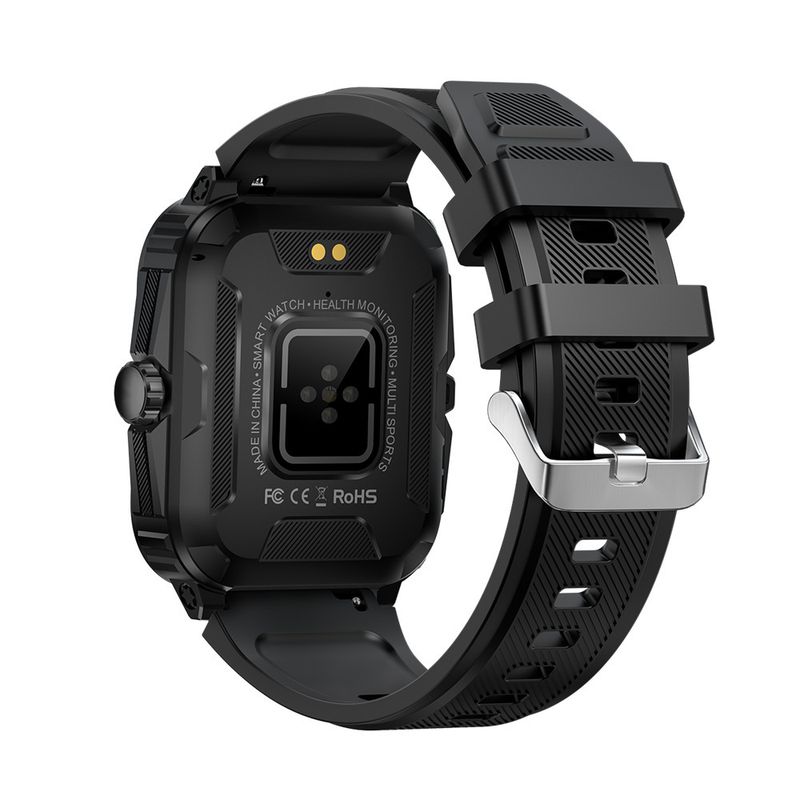 Nuovo orologio sportivo intelligente KT71 da esterno a tre prove, transfrontaliero, 2023, con chiamata Bluetooth, schermo da 1,96 pollici, touch screen completo, aggiornamento della durata_voghion.com