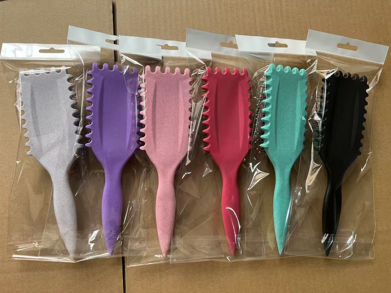 Peignes New Bounce Styling Curling Comb Air Cushion Massage Comb Airbag Hair Comb Big Wave Curling Comb_voghion.com
