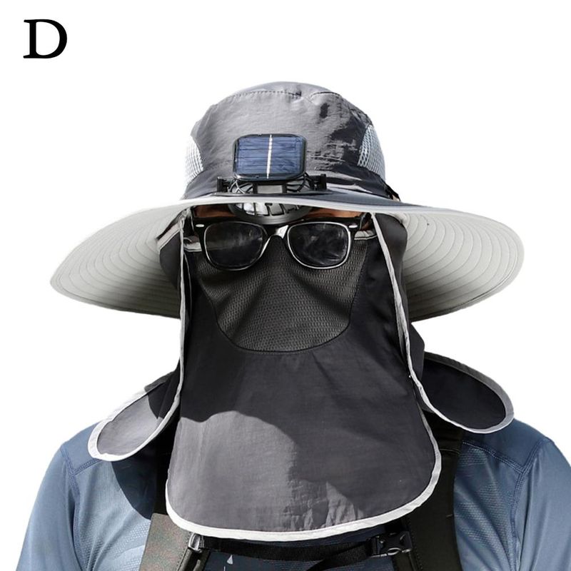 Heta försäljning män fiskare kylfläkt ansiktshuva hatt fullt skydd solskydd utomhus camping 2024 anti-UV-kant andningsbar keps med F9R8_voghion.com