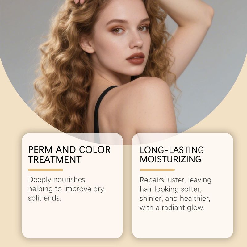 Maschera per capelli Hoegoa Fluffy Smooth Refreshing Nourishing Non-grassa, leggera e lucente_voghion.com