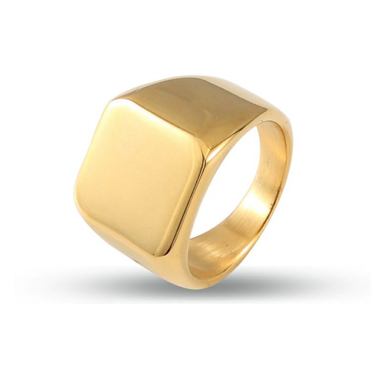 Gioielli ora disponibili in lotti Anello in acciaio al titanio dominante retrò solido pieno di diamanti in acciaio inossidabile lucidato può essere inciso da uomo_voghion.com
