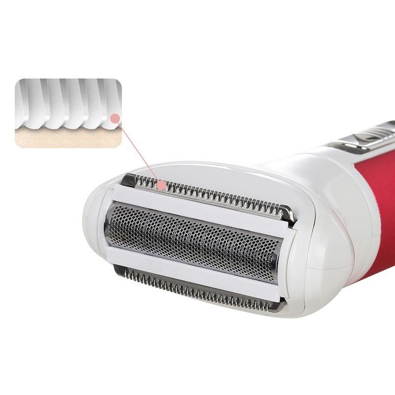 Multifunktionales elektrisches Haarentfernungsgerät für Damen, 5-in-1-Set, USB-Aufladung, schmerzfreie Ganzkörperrasur_voghion.com