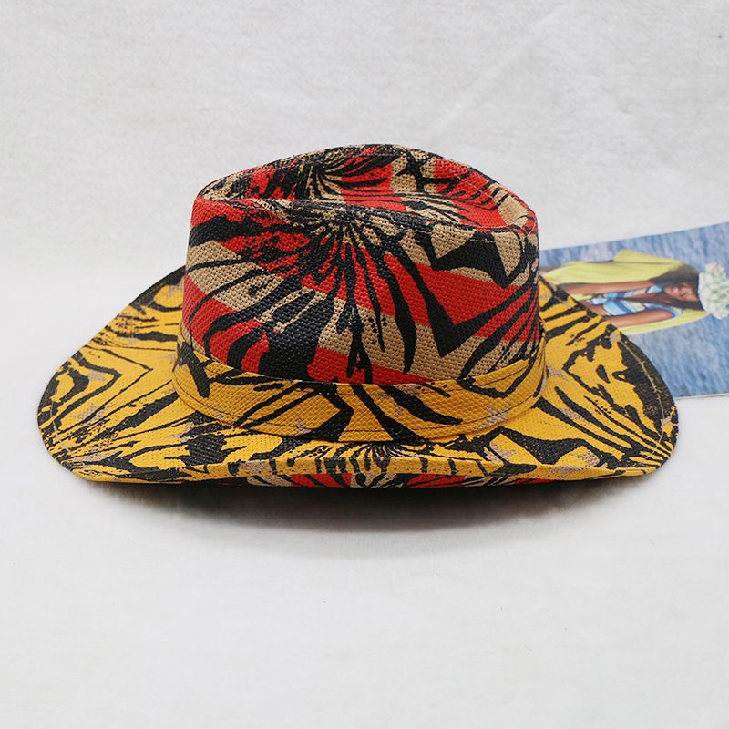 hard style western cowboy hat for traveling and shopping men's hat can be styled as a jazz hat_voghion.com