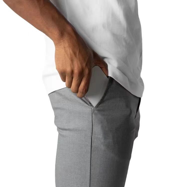 Hierscht Nei Männer Casual Hosen Waasserdicht Hosen Japanesch Business Villsäiteg Elastizitéit Taille Héichqualitéit Laang Hosen Fir Männer_voghion.com