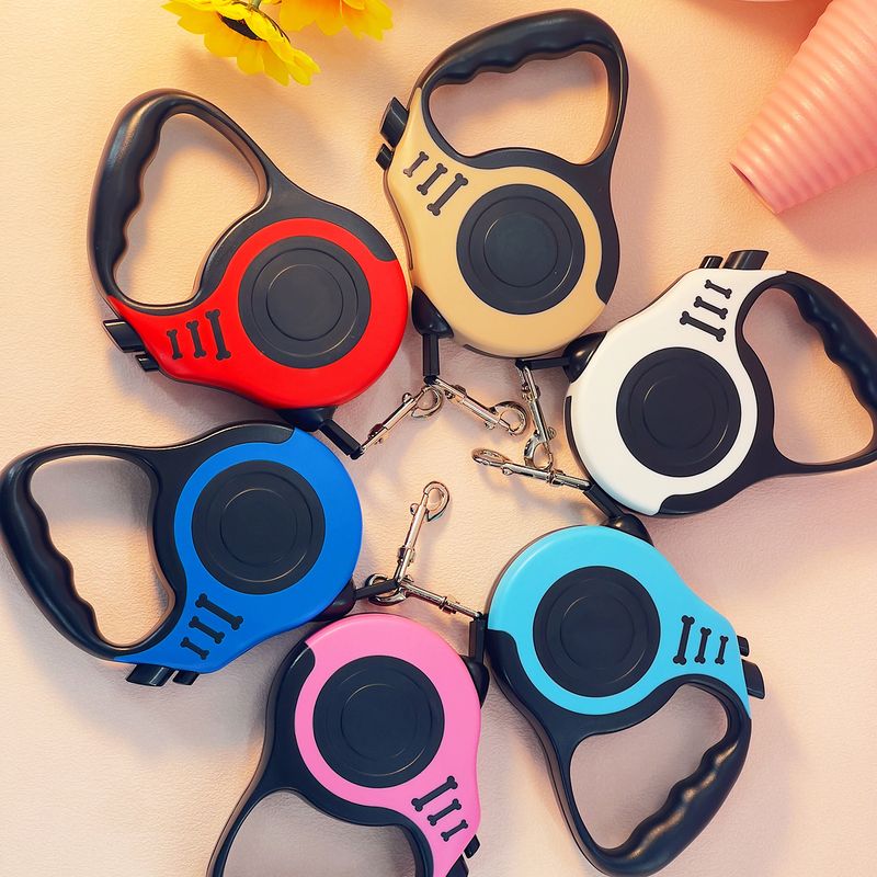 Small And Medium-sized Chain Walking Automatic Retractable Leash Pet Dog Supplies_voghion.com