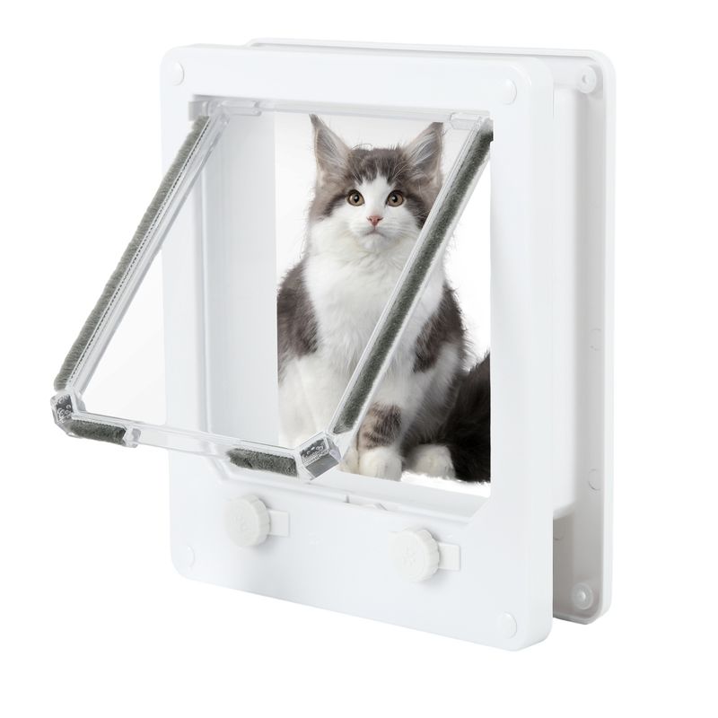 Forniture Doppio foro di rotazione per interruttore Direzione di ingresso Porta per animali domestici Cane Gatto_voghion.com