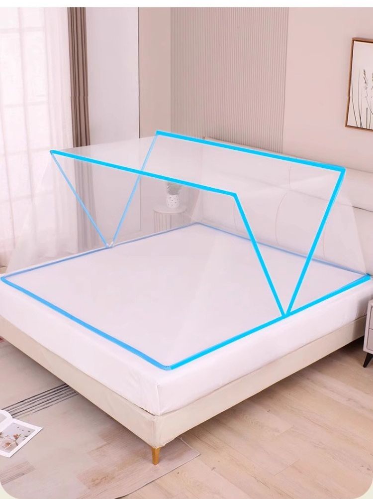 Foldable Mosquito Net Portable Student Dormitory Bunk With 2025 New Internet Celebrity Simple Encryption Home Free Installation_voghion.com