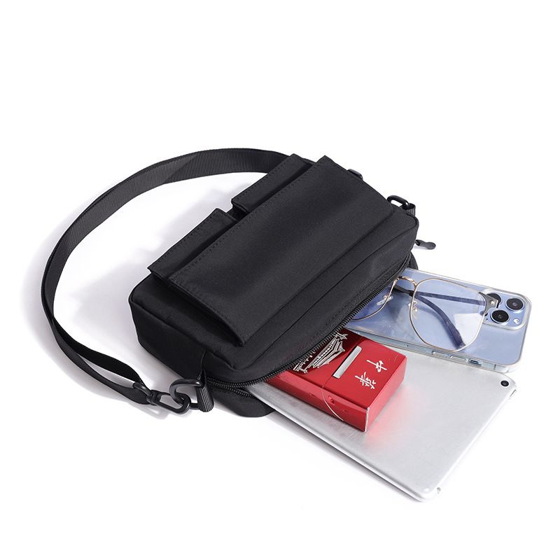 Borsa a tracolla da uomo, nuova, alla moda, leggera, in nylon, semplice, da viaggio, casual, piccola, con tracolla singola_voghion.com