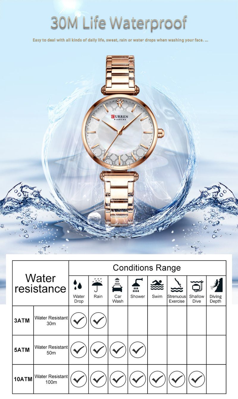 Women's Elegant Small Dial Watch With Shell-Inspired Face, Waterproof Quartz Wristwatch For Business & Casual Wear Business Watch_voghion.com