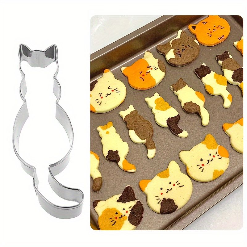 9 stuks, koekjesvormpjes in de vorm van een kitten, deegvormpje, koekjesvormen, bakgereedschap, keukenaccessoires_voghion.com