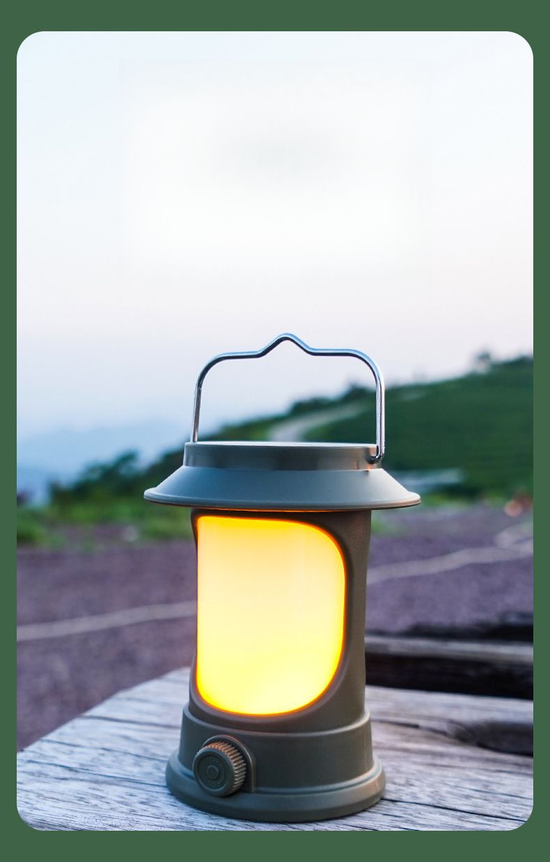 New Outdoor Portable Type-C Rechargeable Multi-Function Tent Solar LED High Brightness Camping Light_voghion.com