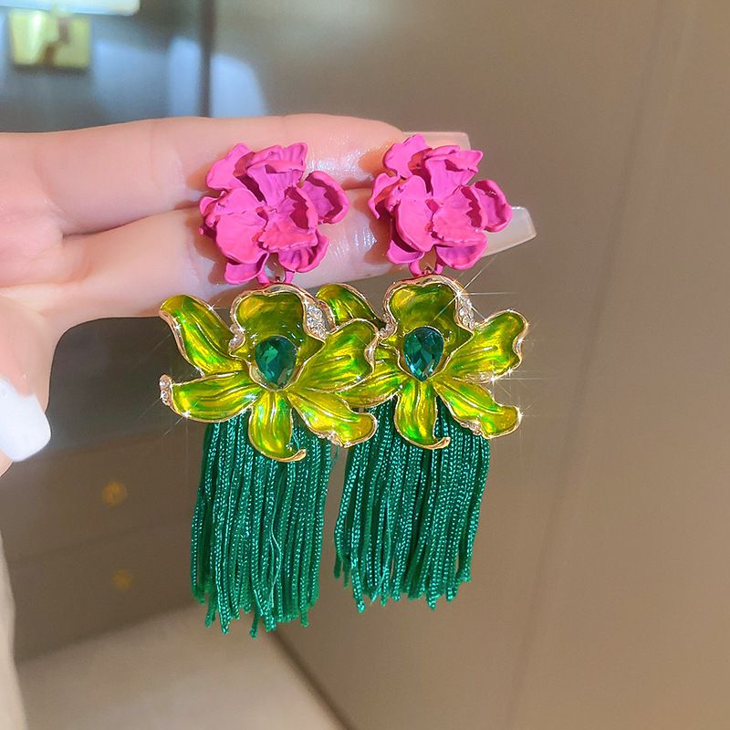 Orecchini a forma di cuore con perla d'amore, piccoli e unici, stile estivo rinfrescante, per ragazze, da donna_voghion.com