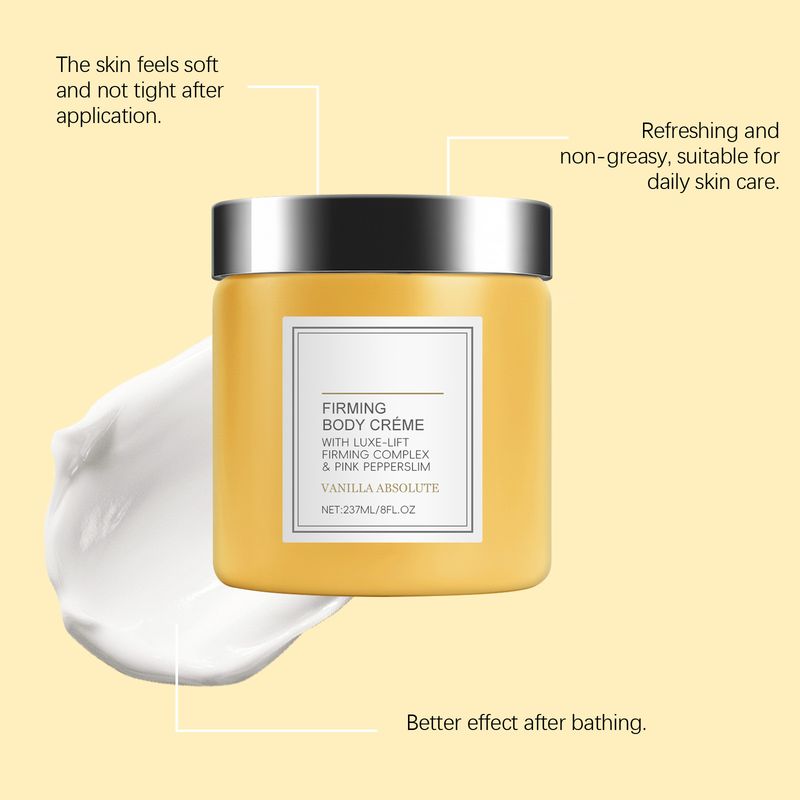Vanilla Flavored Moisturizer Gentle Hydration Smooth Delicate Refreshing Non-Sticky Floral Body Care Cream_voghion.com