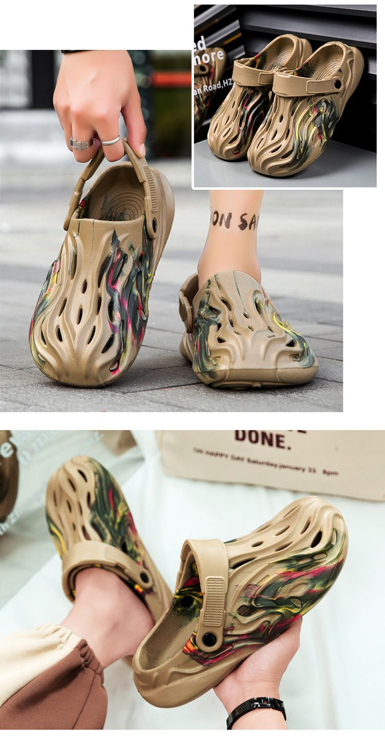 Men's Non-slip Wear Sports Sandals For Beach Slippers_voghion.com