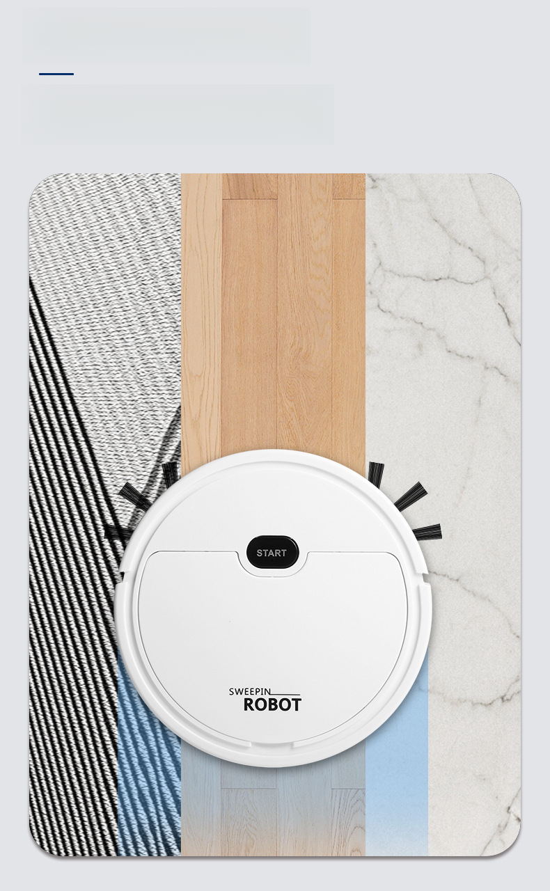 Robot intelligent de balayage, petit aspirateur rechargeable pour la maison_voghion.com