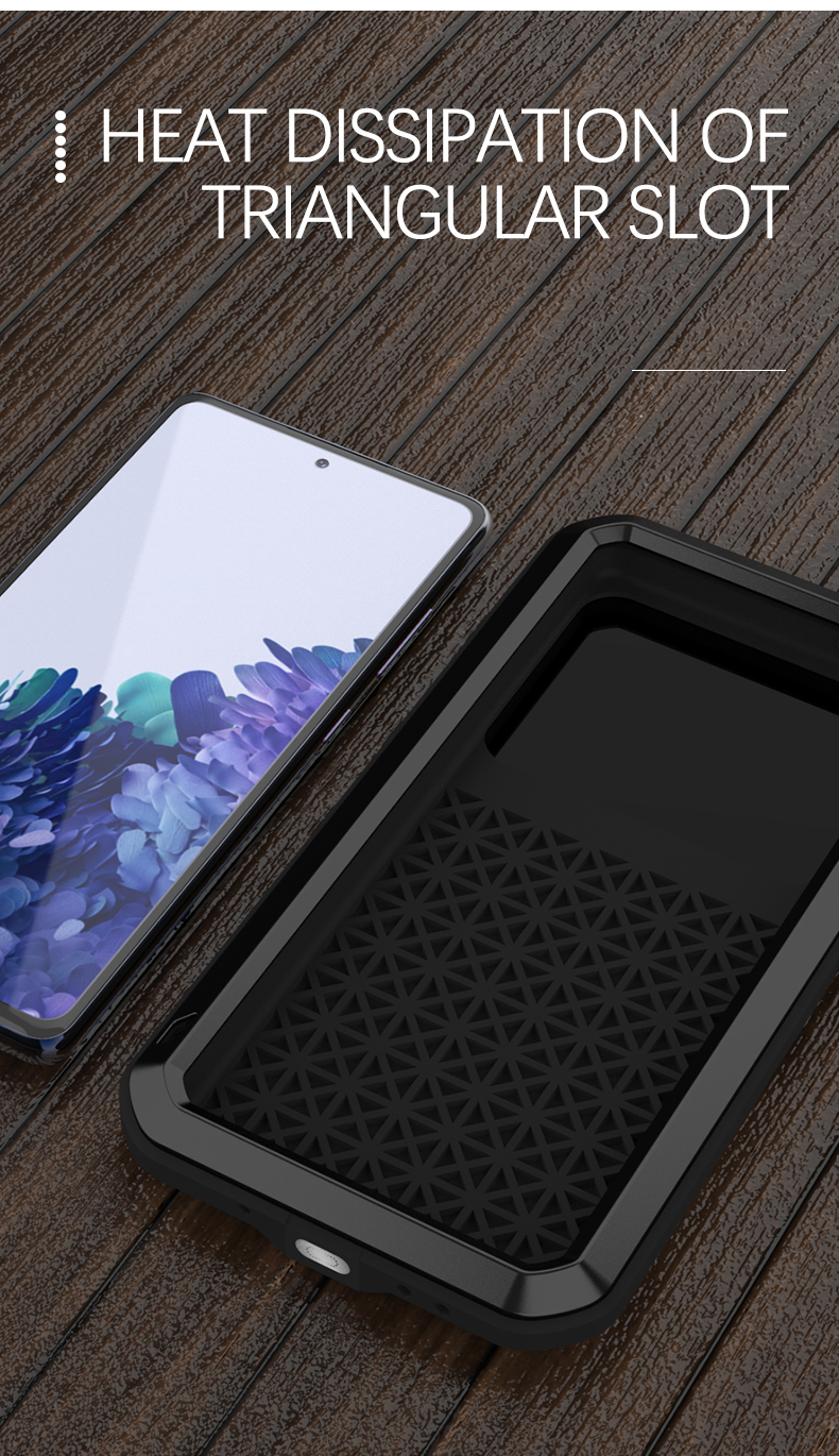Powerful Love Mei Phone Case For Samsung Galaxy S Fe Metal Armor Shock Dirt Proof Water Cases For Samsun_voghion.com