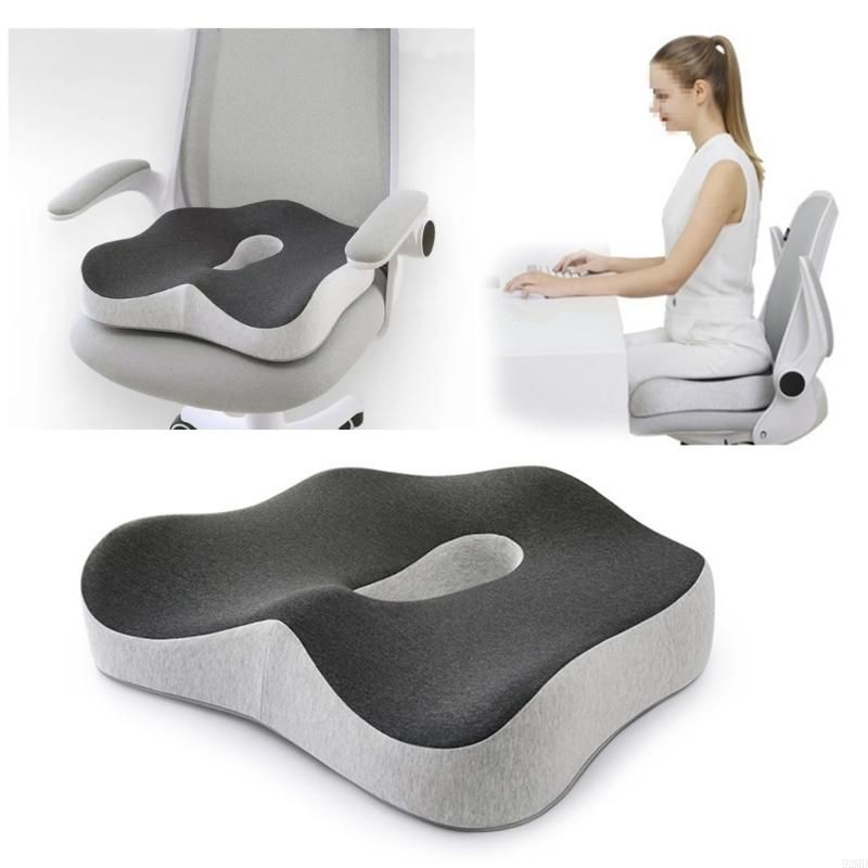 Memory Foam Car Cushion For Posture Support Relief During Long Hour_voghion.com