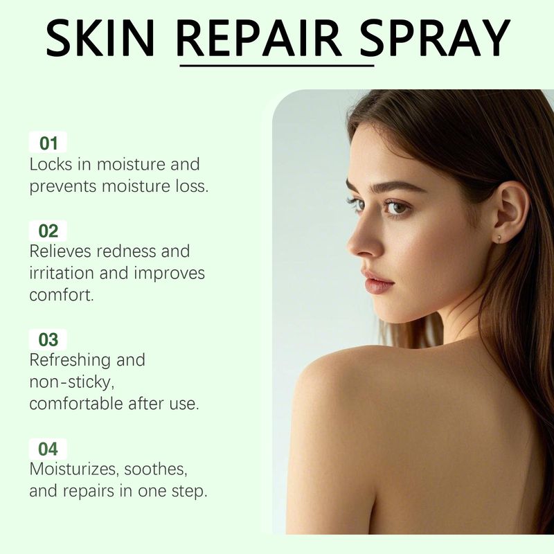 Clean Skin Refreshing Plaid Moisturizing Acne Closed Mouth Portable Care Spray_voghion.com