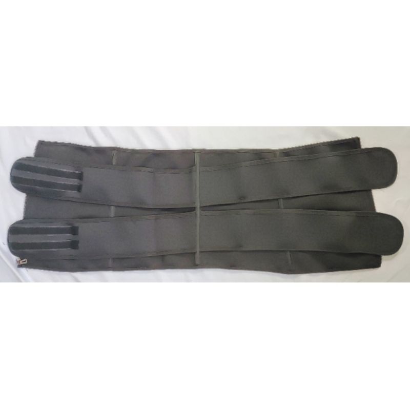 Exercise Shapewear Double Belt Zipper Style Abdominal Waist Trainer_voghion.com