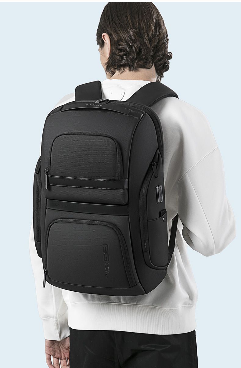 Professional Waterproof Laptop Backpack For Men & Women – Large Capacity Business Travel Bag With Anti-Theft Design, Breathable Cushioned Straps_voghion.com