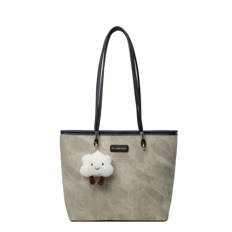 Style Little Sheep Market Tote For Women 2025 New Large Capacity Class Commuter Shoulder Bag_voghion.com