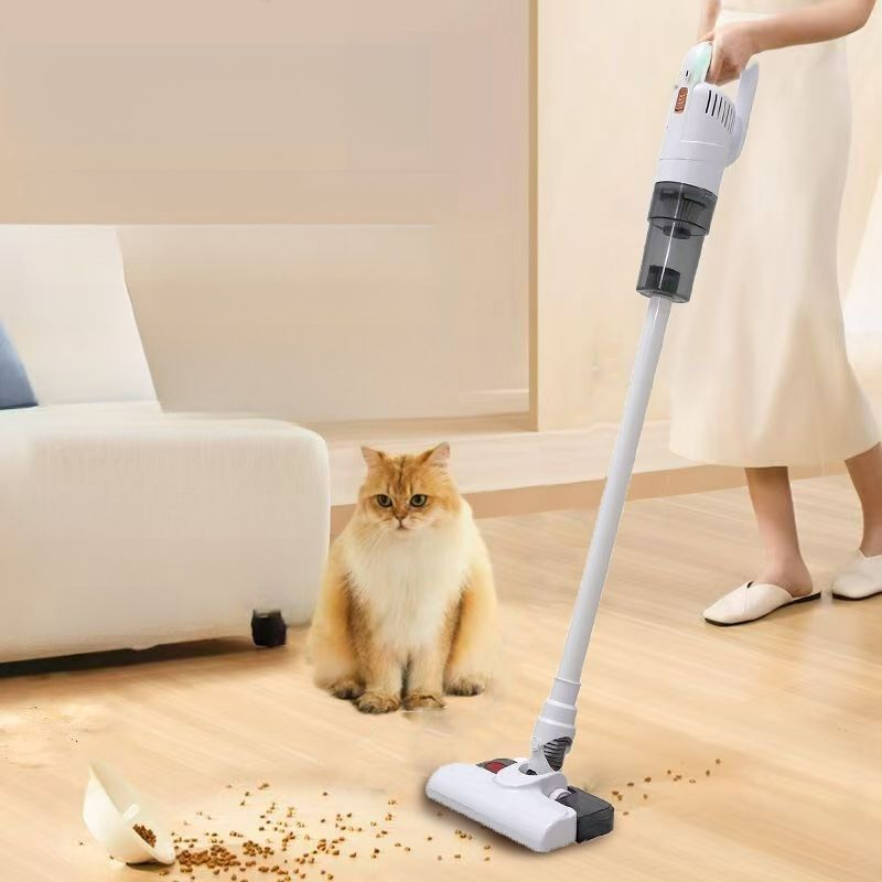Wireless With Mop, Multi-Functional Handheld Rechargeable High-Power Pet Hair Long Handle Vacuum Cleaner For Home Use_voghion.com