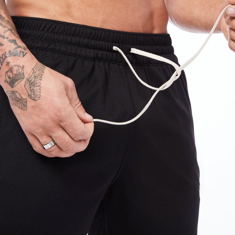 Men's Clothing Plus Size Men's Casual Pants Summer New Sports Breathable Mesh Quick Drying Basketball Pants Solid Color Shorts_voghion.com