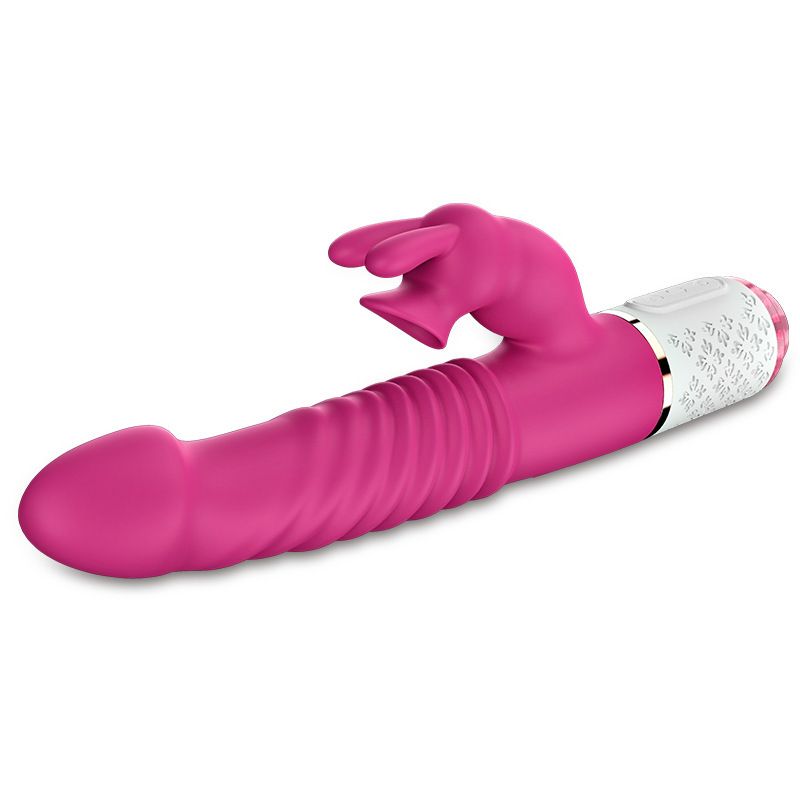 Tibei Jade Rabbit 10. Generation Automatischer einziehbarer Instant Tide Vibrator Saugen Erotische Schwingmassage Heizung_voghion.com