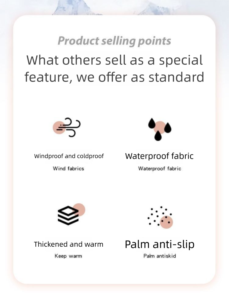 Nuovi guanti invernali caldi da sci per uomo e donna, per ciclismo all'aperto, touchscreen, foderati in pile, antivento e antifreddo._voghion.com