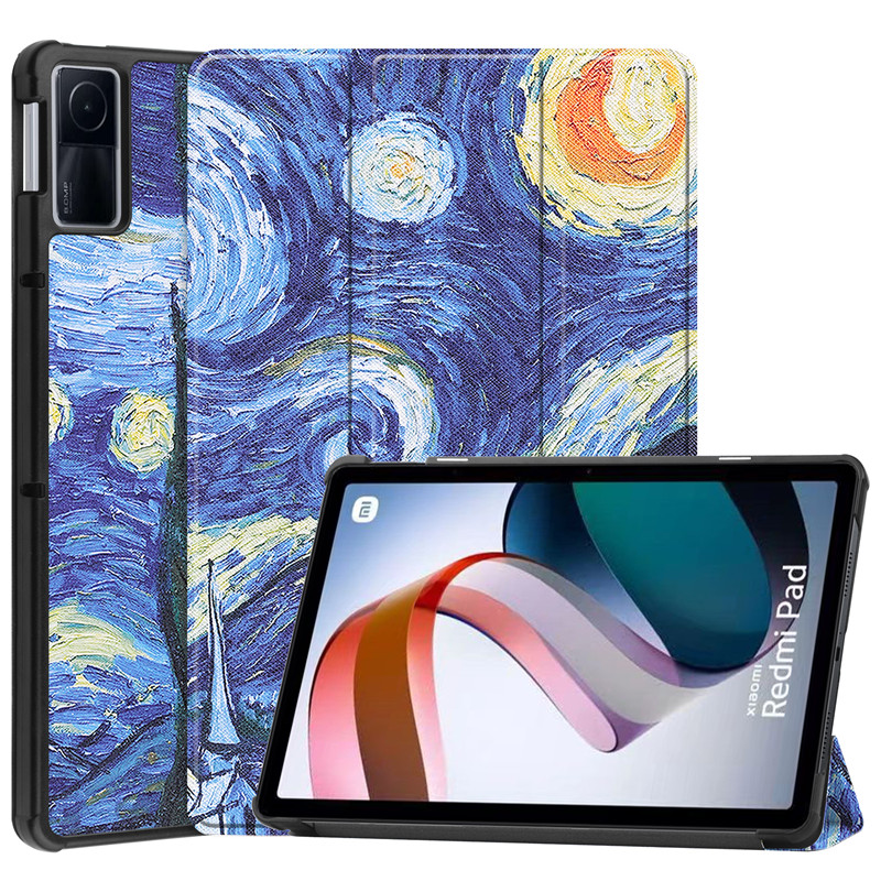 Tablet Cover For Funda Xiaomi Redmi Pad Case 10.61" Smart PU Leather Magnetic Shell For Coque Redmi Pad 10.61 2022 Case + Stylus_voghion.com