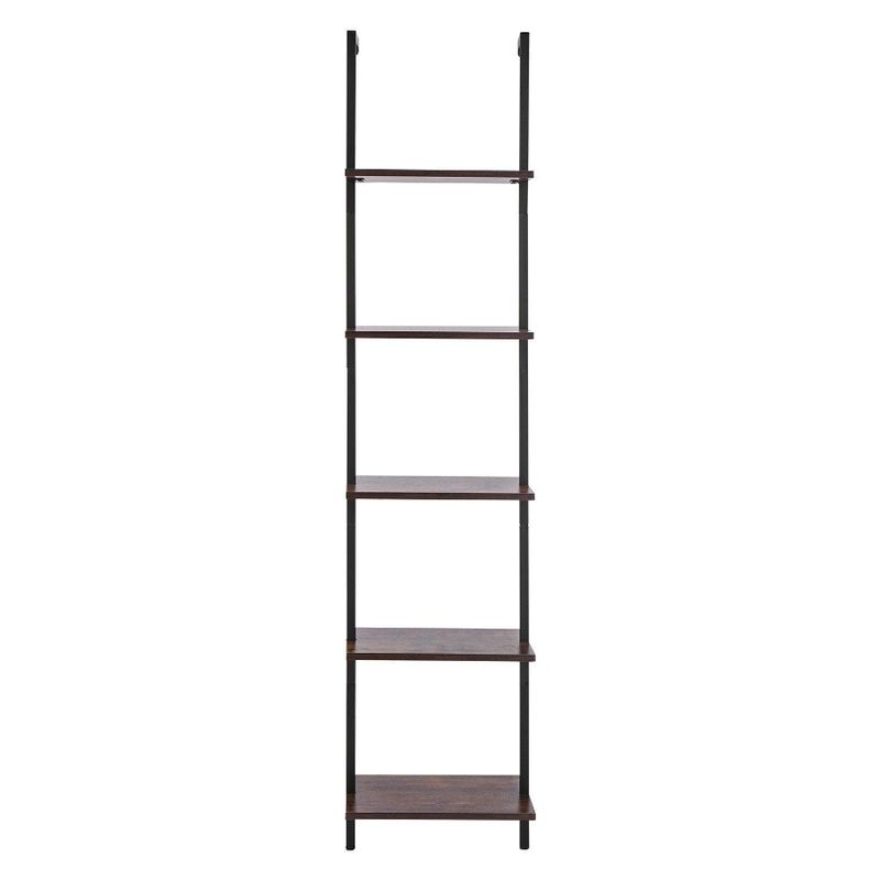 Industrial Tier For Pipe Shelf Bedroom WallMount 5 Square 15.6x11.8in_voghion.com