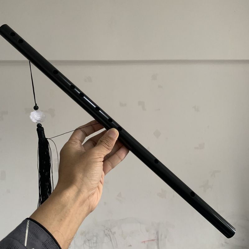 Musical Black Beginner Adult Entry-Level Instrument Wei Wushang Horizontal Blowing Ancient Style PPR Water Pipe Flute_voghion.com