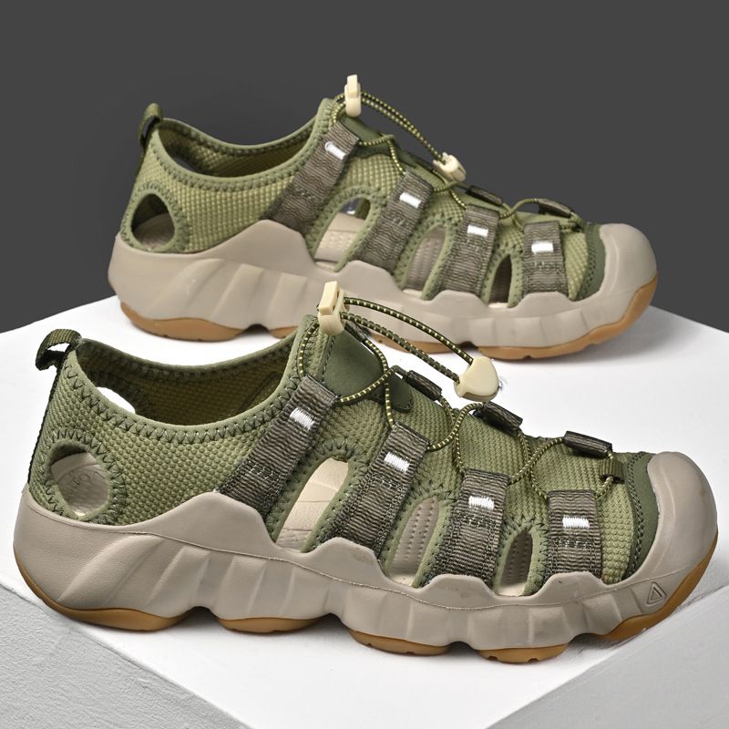 Heiße Verkaufsschuhe für Frühling und Sommer, neue atmungsaktive Baotou-Sport-Wandersandalen für Herren im Freien_voghion.com
