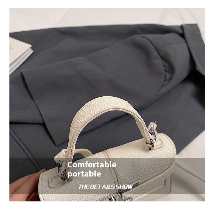 2025 neue einfache Retro-Damentasche Mode lässig Handheld Crossbody kleine quadratische Tasche Pendlertasche_voghion.com