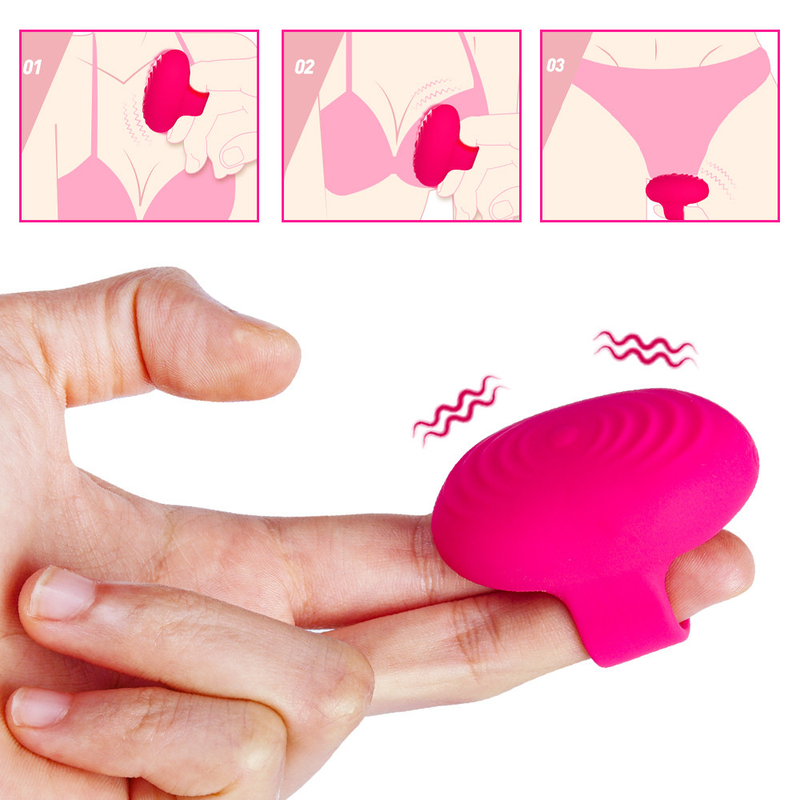 Vibratore da dito Mini Massaggio Tettarelle da biberon l Clitoride Stimolare Masturbatore Giocattoli sessuali per donne Lesbiche Orga Citoris Stimolare_voghion.com