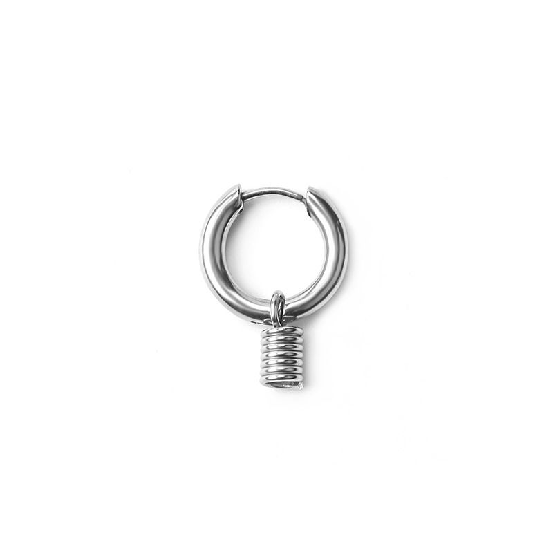 Tredy Celebrity Style Hip-Hop Street Me's Earrigs Fashioable Persoality Puk Stailess Steel Cuffs Ear Studs For_voghion.com