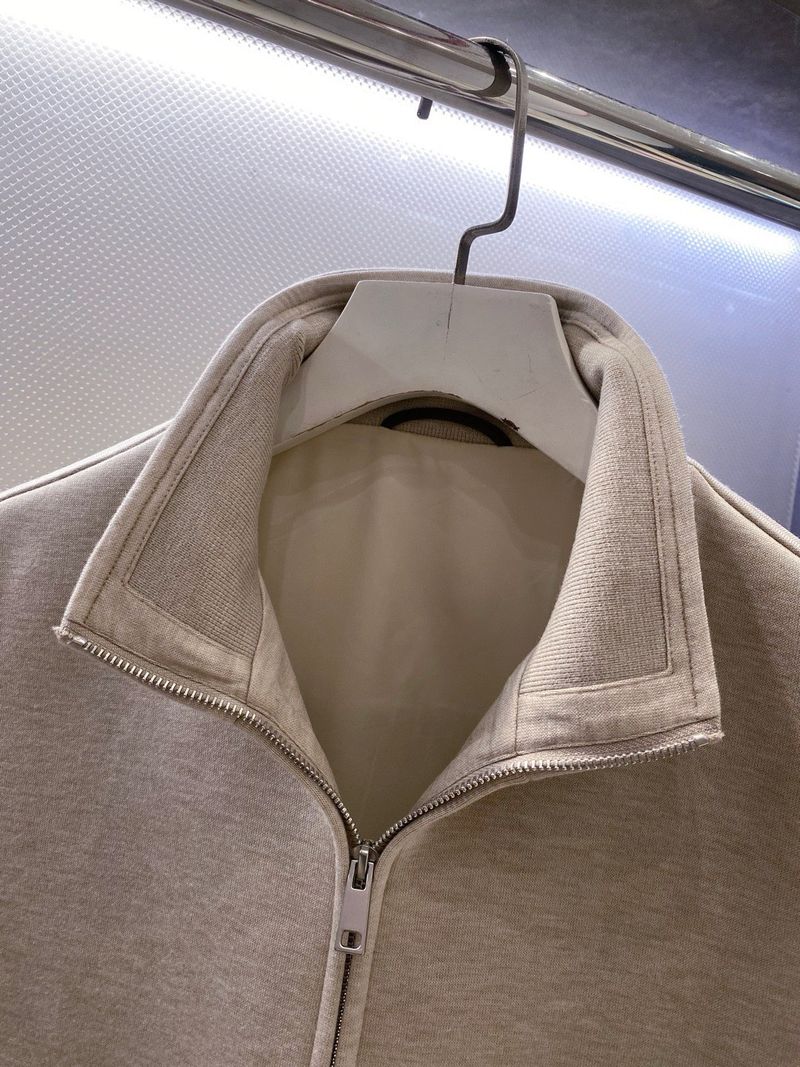 Cashmere Wool Blend ~ Collar Leather Inlaid Vest_voghion.com